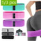 Glute Thigh Elastic Workout Bands For Yoga Stretching Squat Loops Gym Equipment 0
