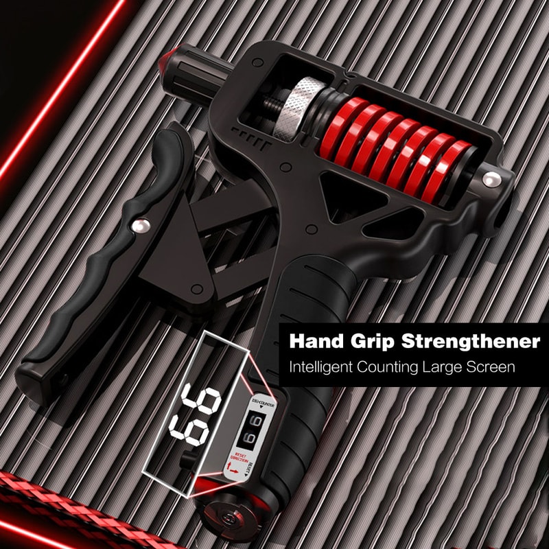 Hand Grip Strengthener, Adjustable Resistance Grip Strength Trainer for Musicians and Athletes