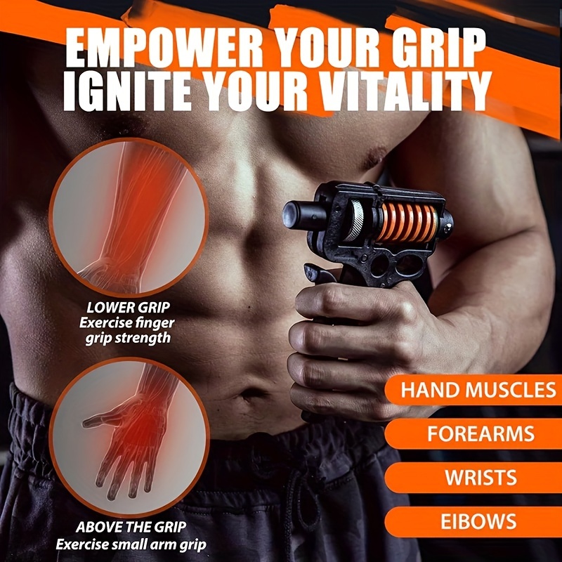Uncountable Adjustable Gripper Exercise, Finger Expander Fitness Tool