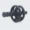 Abdominal Muscle Roller, Silent Two-Wheel Design, PVC & Stainless Steel Sports Gear