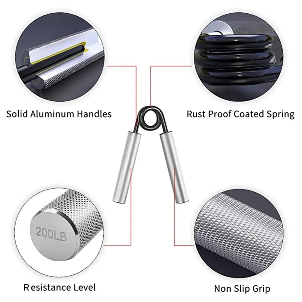 Great Wrist Forearm Hand Exerciser Slip HeavyDuty Grip Strengthener For Home Gym 3