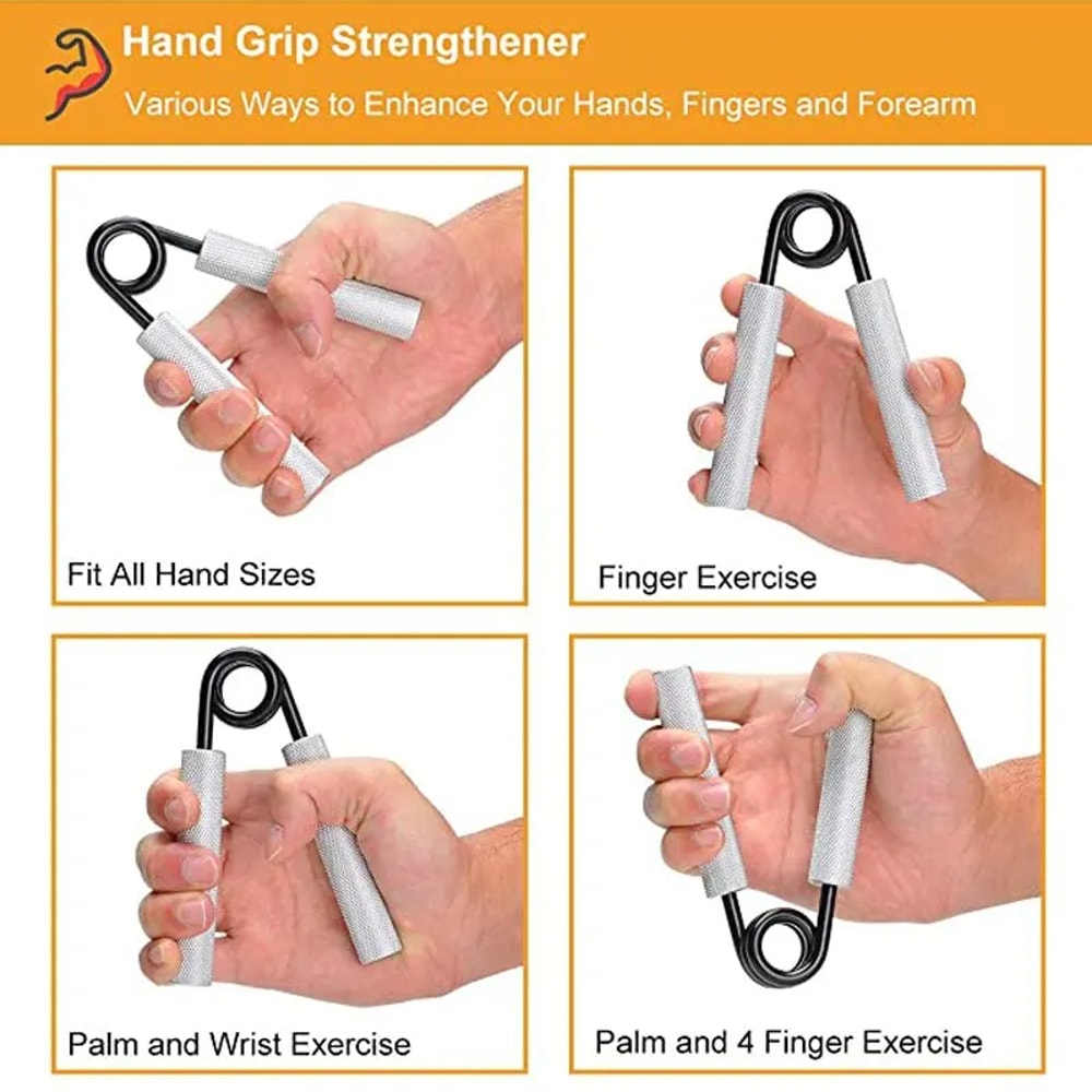 Great Wrist Forearm Hand Exerciser Slip HeavyDuty Grip Strengthener For Home Gym 5