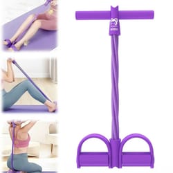 strength training resistance bands set with ankle straps, handles | yoga & home gym equipment for men & women