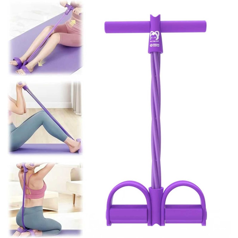 Strength Training Resistance Bands Set with Ankle Straps, Handles | Yoga & Home Gym Equipment for Men & Women