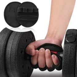 fitness gloves for men women, black powerlifting gym gloves, booster gloves palm guard