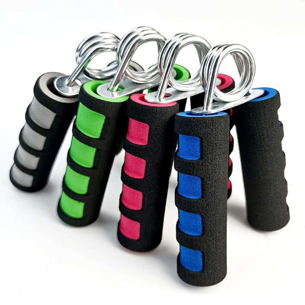 A-Shaped Sponge Gripper for Men's Arm Strength Fitness, Two-Color Hand Trainer, Sweat-Absorbent Equipment