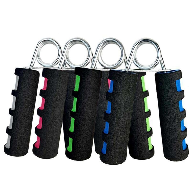 A-Shaped Sponge Gripper for Men's Arm Strength Fitness, Two-Color Hand Trainer, Sweat-Absorbent Equipment