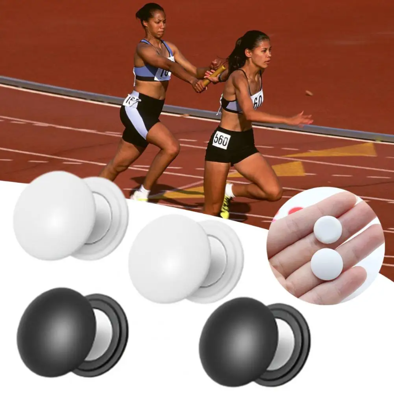 Triathlon Running Race Number Belt, Magnetic Clips for Cycling and Race Bibs