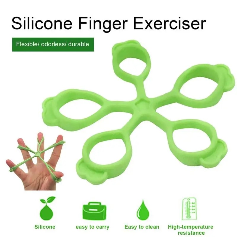 Silicone Finger Expander Hand Gripper, Exercise Hand Grip Trainer, Wrist Strength Trainer Resistance Bands Fitness