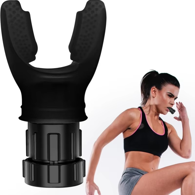 Adjustable Resistance Breathing Exercise, Portable Lung Capacity Trainer for Abdominal & Fitness Training