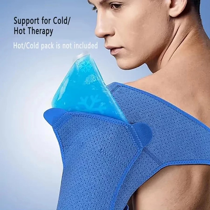Compression Sleeve For Rotator Cuff Shoulder Compression For MenWomen Adjustable Support Brace For 1