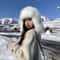 Winter Warm Earflap Ski Cap, Thicken Faux Fur Bomber Hat, Russia Ushanka Fur Hat