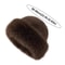 Solid Color Fisherman Hat New Fluffy Fur Winter Hat Thicken Windproof Panama Cap 5