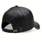 Warm Leather Baseball Cap Fashion Men Snapback Hat Adjustable Outdoor Sports Dad Cap For Autumn Win 3