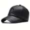 Warm Leather Baseball Cap Fashion Men Snapback Hat Adjustable Outdoor Sports Dad Cap For Autumn Win 6