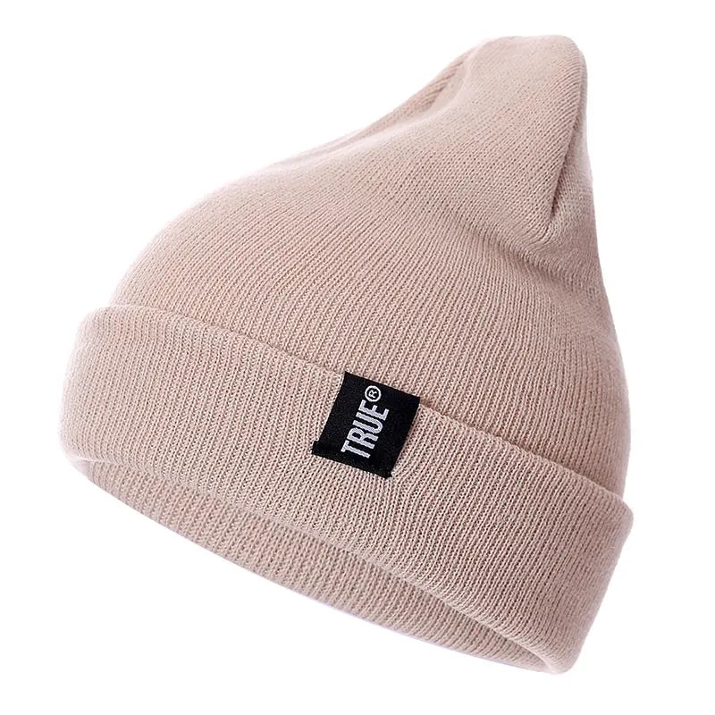 Fashion Knitted Winter Hat, Colors Casual Beanies for Men Women, Solid Hip-hop Skullies Unisex Cap
