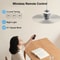 Portable Camping Fan Ceiling Fans For Tent Air Circulator Cooler Rechargeable Electric Fan With LED 3