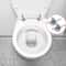 Slow Closing Toilet Seat Lid, Soft Close Round Hinge Fitting, Tank Bowl Kit Covers