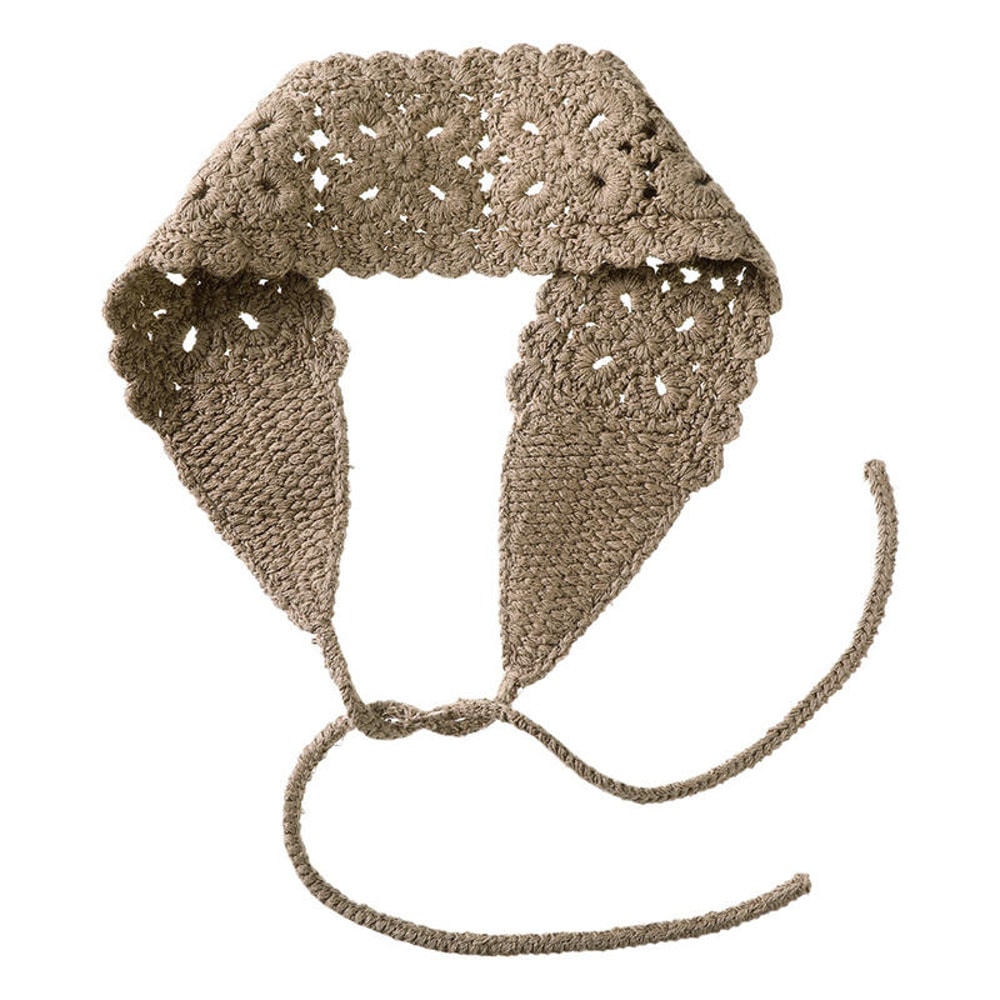 Fashion Girls Headband, Solid Crochet Flower Hair Band, Knitting Hair Accessories for Women