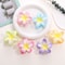 Bohemian Shark Clip Hair Claw Plumeria Flower Shape Cute Plastic Barrettes For Hair Accessories 0