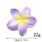 Bohemian Shark Clip Hair Claw Plumeria Flower Shape Cute Plastic Barrettes For Hair Accessories 3