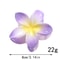 Bohemian Shark Clip Hair Claw Plumeria Flower Shape Cute Plastic Barrettes For Hair Accessories 3