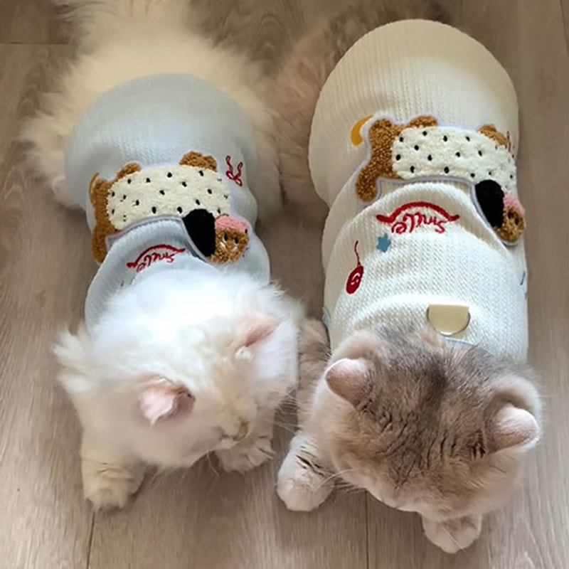 Small Dog Vest Breathable Puppy Clothes Cute Cat Clothes For Summer Undershirt Pet Supplies With Ho 2