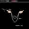 Elegant Decorative Jewelry Accessory, Korean Angel Wings Brooch with Tassel Chain for Shirt Suit