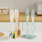 Rubber Glove Holder and Towel Storage Box, Kitchen Glove Drying Rack with Drainage Base