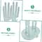 Rubber Glove Holder and Towel Storage Box, Kitchen Glove Drying Rack with Drainage Base