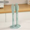 Rubber Glove Holder and Towel Storage Box, Kitchen Glove Drying Rack with Drainage Base