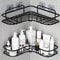 Triangular Space Saving Corner Shower Rack No Drilling Bathroom Organizer Ideal For Shampoo And Soa 0