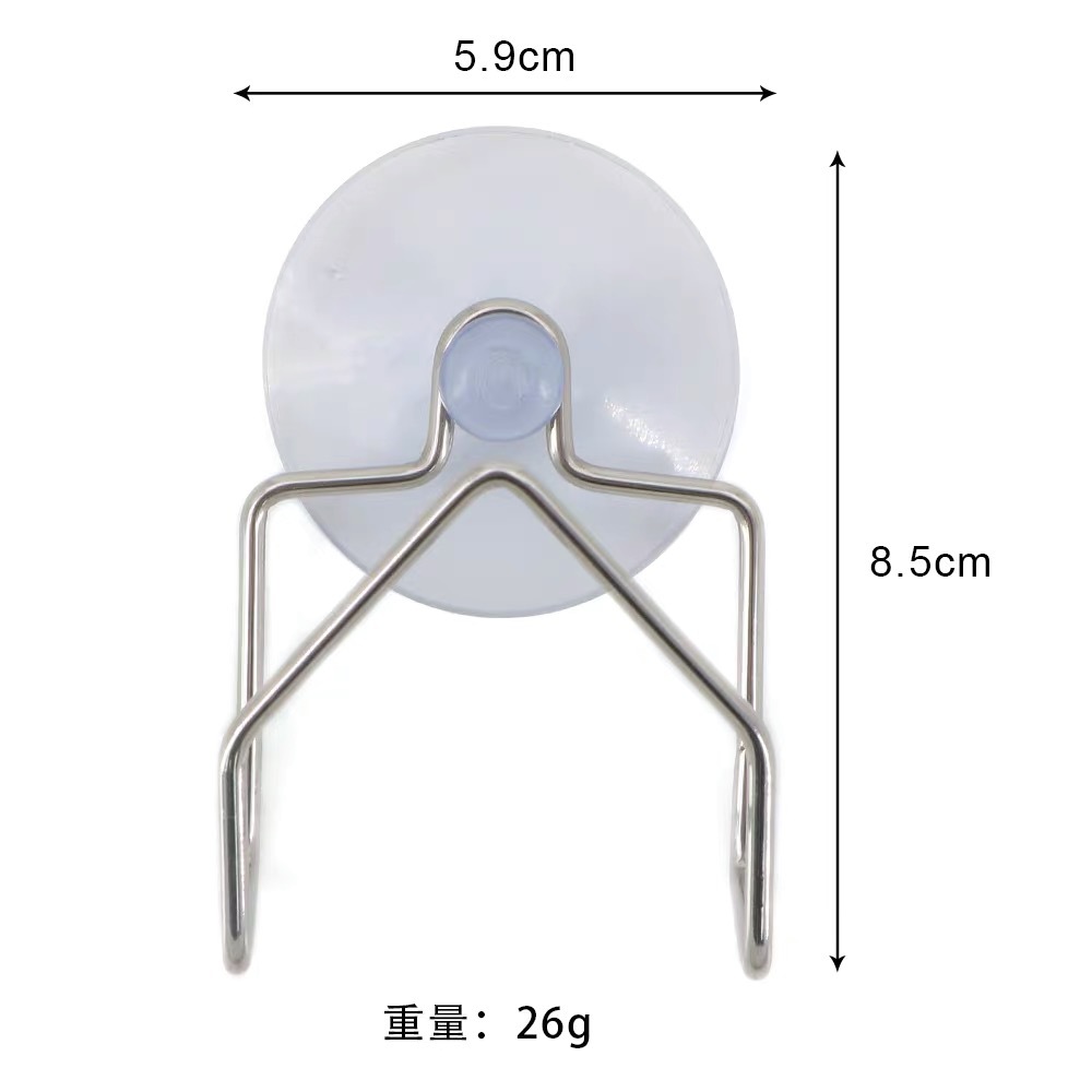 Suction Cup Dish Drainer Stainless Steel Cloth Shelf Sink Sponge Holder Kitchen Organizer Accessori 4