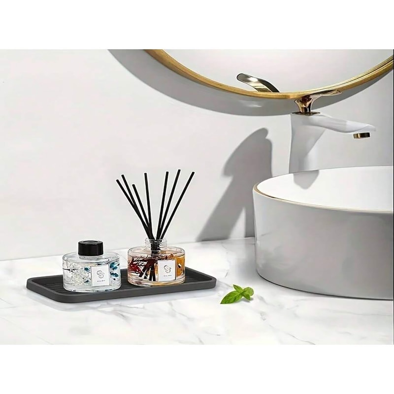 Simple Silicone Sponge Holder, Bathroom Organizer Tray, Kitchen Sponge Soap Dispenser