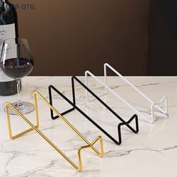 countertop wine bottle display rack, wine storage rack, simple home counter decoration