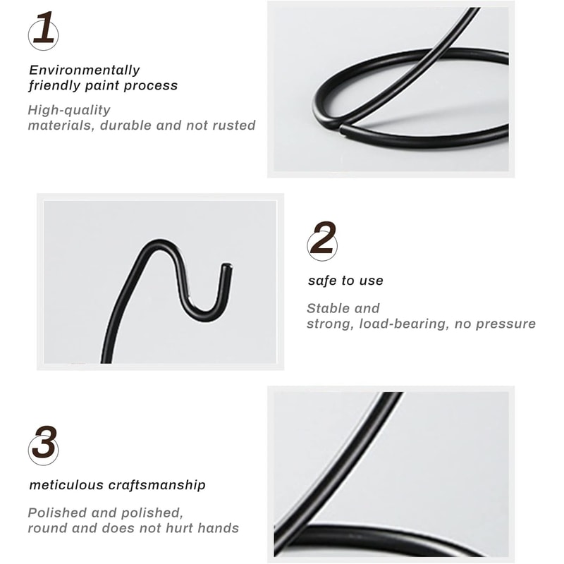 Modern Fruit Hanger Rack with Hooks, Steel Banana Holder, for Kitchen Countertop