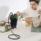 Modern Fruit Hanger Rack with Hooks, Steel Banana Holder, for Kitchen Countertop