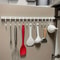 Kitchen Storage Rack Adhesive, Space-Saving with Sliding Hooks, Easy Organization, No Drilling, Christmas Storage