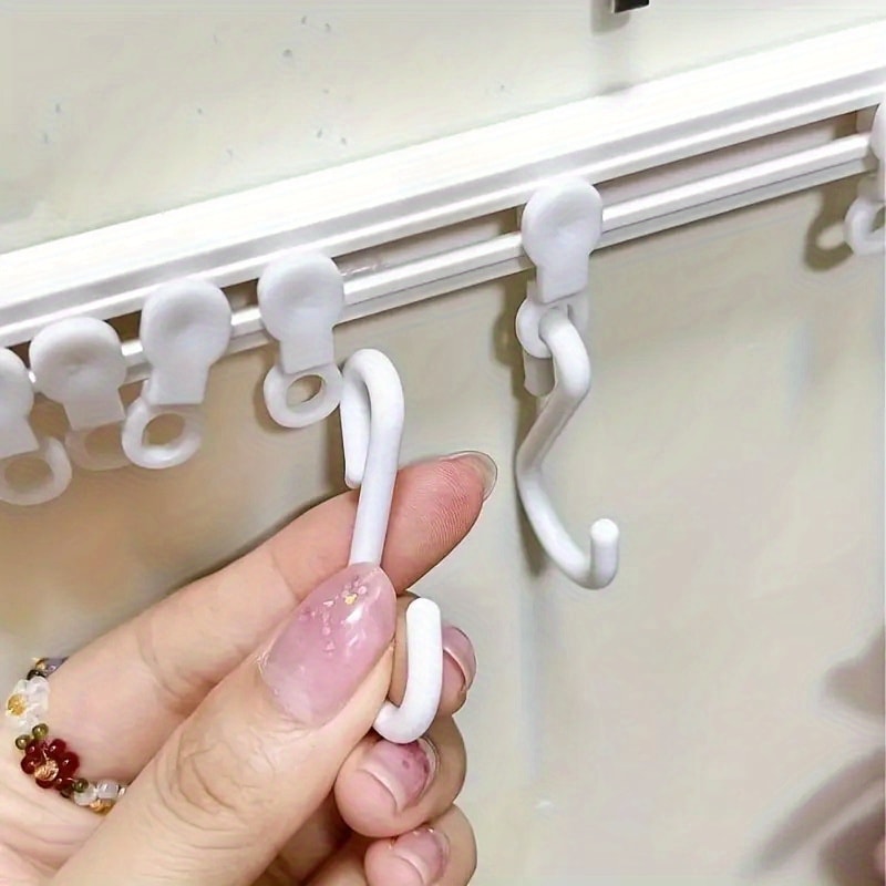 Kitchen Storage Rack Adhesive, Space-Saving with Sliding Hooks, Easy Organization, No Drilling, Christmas Storage