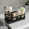 Wall-mounted long brush rack, dishwashing sponge kitchen holder, drain racker display, Drill-free storage home use