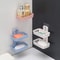 Storage rack soap rack rack, no punching double-layer soap box, non-marking paste
