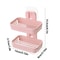 Storage rack soap rack rack, no punching double-layer soap box, non-marking paste