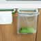 Garbage Container, Kitchen Under Sink, Trash Bag Rack with Hooks for Cleaning Cloths