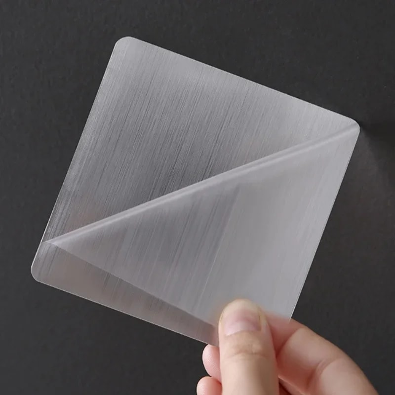 No Nail Mop Hook Multi Functional Traceless Mop Holder Double Head Strong Adhesive Household Clip 5