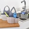 Soap Sponge Shelf Organizer, Kitchen Sink Holder Hanging, Bathroom Faucet Holder Rack, Adjustable Basket