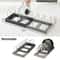 Rack Kitchen Cabinet Holder, Expandable Stainless Steel Storage, Cutting Board Dish Rack