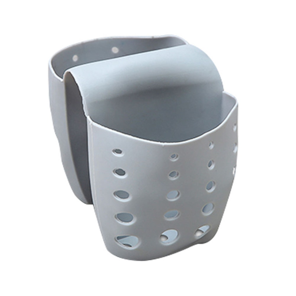 Bathroom Hanging Drain Storage Rack, Kitchen Sink Double Basket Utensils, Organizer Bag Soap Holder