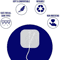 EMS Replacement For Unit 7000 3000 Muscle Stimulator Bulk Pack 40 TENS Electrode Pads 6