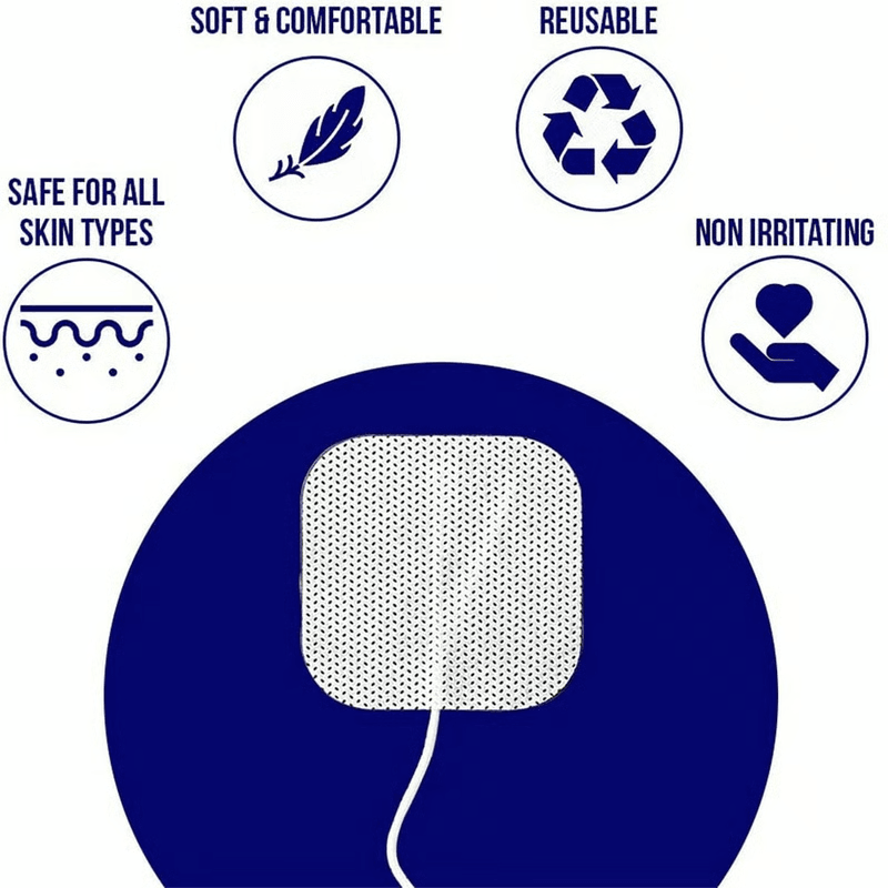 EMS Replacement For Unit 7000 3000 Muscle Stimulator Bulk Pack 40 TENS Electrode Pads 6