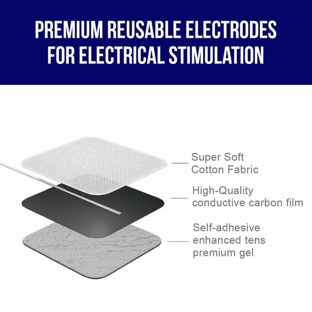 EMS Replacement For Unit 7000 3000 Muscle Stimulator Bulk Pack 40 TENS Electrode Pads 7